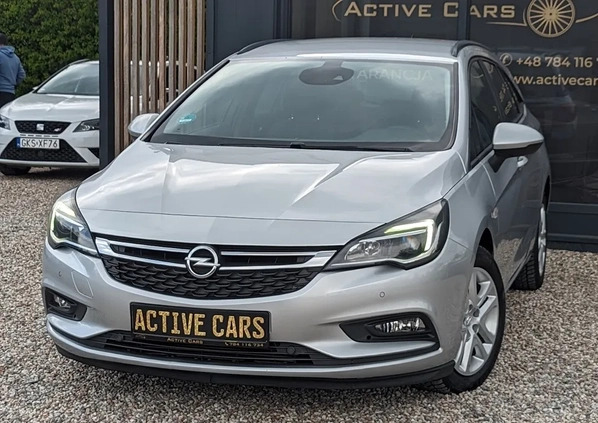 Opel Astra cena 36999 przebieg: 168000, rok produkcji 2016 z Mrocza małe 497